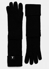 Rękawiczki PATRIZIA PEPE  czarne damskie 2F0108.K9O3A