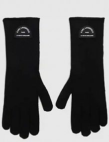 Rękawiczki Karl Lagerfeld  czarne damskie A4W33014