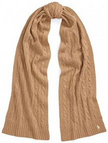 Szalik Polo Ralph Lauren  beżowy damski 455956296