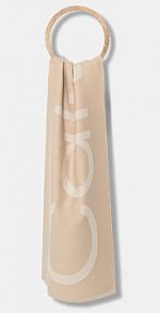 Szalik Calvin Klein  beżowy damski LV04F8051G