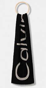 Szalik Calvin Klein  czarny damski LV04F8051G