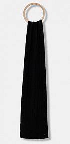 Szalik Tommy Hilfiger  czarny damski AW0AW17787