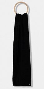 Szalik Tommy Hilfiger  czarny damski AW0AW17788