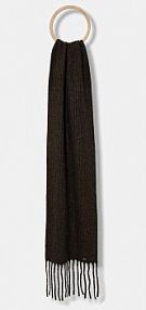 Szalik Tommy Hilfiger  brązowy damski AW0AW17793