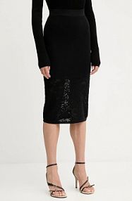 Spódnica midi PATRIZIA PEPE  czarna 8G0482.K284