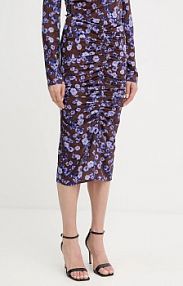 Spódnica midi PATRIZIA PEPE  brązowa 8G0493.A636