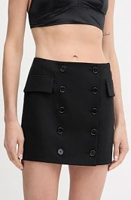 Spódnica mini PATRIZIA PEPE  czarna 8G0497.A025