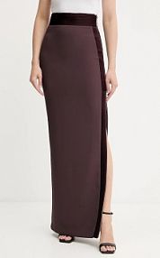 Spódnica maxi Elisabetta Franchi  bordowy GO11156E2