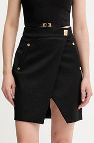 Spódnica mini Elisabetta Franchi  czarna GO12656E2