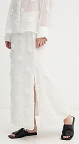 Spódnica maxi Samsoe Samsoe  beżowa F25200059