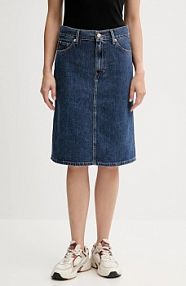 Spódnica mini Tommy Hilfiger  granatowa WW0WW45666