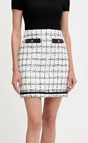 Spódnica mini Karl Lagerfeld  biała A3W12019