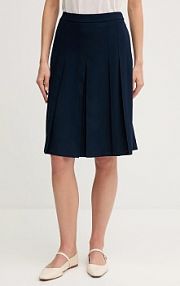 Spódnica mini Tommy Hilfiger  granatowa WW0WW46796