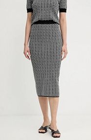 Spódnica midi MICHAEL Michael Kors  szara MT570J8HQG