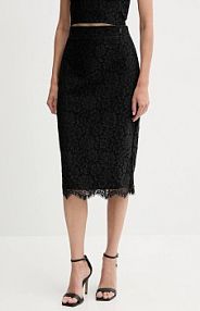 Spódnica midi Guess  czarna W5YD12.WHD00