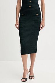 Spódnica midi Guess  zielona W5YD66.Z0130