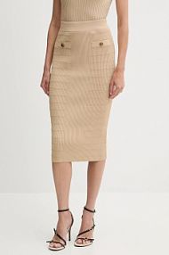 Spódnica midi Guess  beżowa W5YD66.Z0130