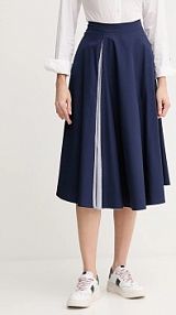 Spódnica midi United Colors of Benetton  granatowa 49WND004Z