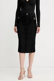 Spódnica mini Versace Jeans Couture  czarna 79HAE84M.DT03