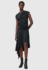 Spódnica midi AllSaints  czarna W078RC