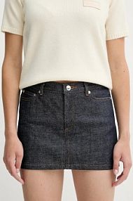 Spódnica mini A.P.C.  granatowa CODBS.F06093