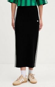 Spódnica midi adidas Originals  czarna JW2661