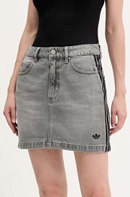 Spódnica mini adidas Originals  szara JW2657