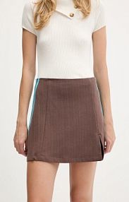 Spódnica mini adidas Originals  brązowa JX5305