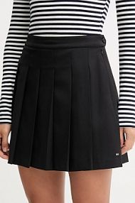Spódnica mini Tommy Hilfiger  czarna WW0WW48354