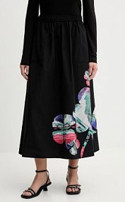 Spódnica midi Desigual  czarna 25WWFW05
