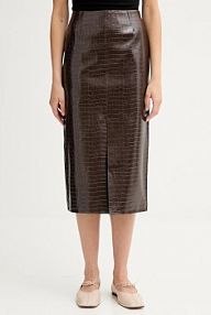 Spódnica midi Isabelle Blanche  brązowa IS25FW.G028.T