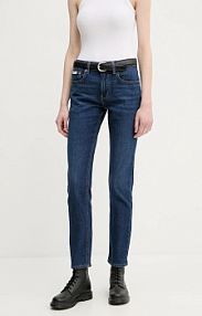 Jeansy Calvin Klein Jeans  granatowe damskie LV047C778G