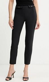 Spodnie eleganckie Elisabetta Franchi  czarne damskie PA12056E2