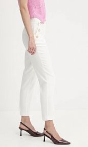 Spodnie eleganckie Morgan  białe damskie PKY.F
