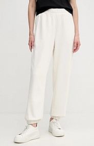 Spodnie dresowe Calvin Klein  beżowe damskie LV044C904G