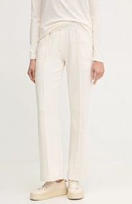 Spodnie dresowe Emporio Armani Underwear  beżowe damskie EW002053.AF15