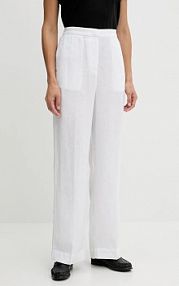 Spodnie eleganckie Tommy Hilfiger  białe damskie WW0WW46823