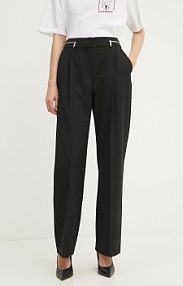 Spodnie eleganckie Karl Lagerfeld  czarne damskie A3W10099