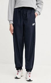 Spodnie dresowe Calvin Klein Jeans  granatowe damskie LV047C627G