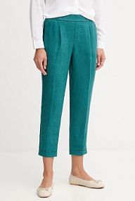 Spodnie eleganckie United Colors of Benetton  turkusowe damskie 4AGHDF079