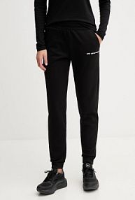 Spodnie dresowe EA7 Emporio Armani  czarne damskie AF10443.7W000