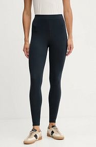 Legginsy Weekend Max Mara  granatowe damskie 2525786061600