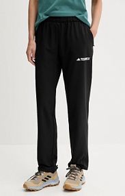 Spodnie eleganckie adidas Terrex  czarne damskie JF3693