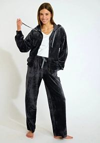 Spodnie dresowe banana moon  szare damskie BOREAL.SEACHI