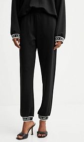 Spodnie dresowe Liu Jo  czarne damskie TF5284.J4747