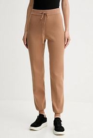 Spodnie dresowe Twinset  brązowe damskie 252TP3408