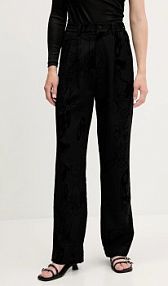 Spodnie eleganckie Desigual  czarne damskie 25WWPW05