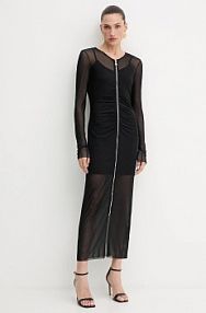 Sukienka maxi PATRIZIA PEPE  czarna 8A1502.J329