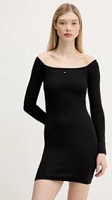 Sukienka mini Tommy Jeans  czarna DW0DW20870