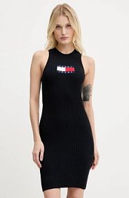 Sukienka maxi Tommy Jeans  czarna DW0DW20877